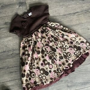 Trish Scully dress Boutique brown dress size 6X